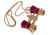 Levenhuk Broadway 325F Opera Glasses, Red