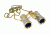 Levenhuk Broadway 325F Opera Glasses, Silver, with LED Light and Chain