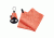 Lewis N Clark CamPack Outdoor Microfiber Towel,12x12in,Orange,Small 9303