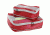 Lewis N Clark ElectroLight Packing Cube Set,Pack of 2,Medium and Large,Red 1125RED
