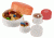 Lewis N Clark GoTubb 3-Pack, Medium, (2oz), Clear/Orange/Red HG0224