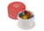 Lewis N Clark GoTubb, 3-Pack, Small (0.4oz), Clear/Orange/Red HG0214
