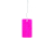 Lewis N Clark Plastic Neon Luggage Tag, Pink 7470PNK