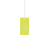 Lewis N Clark Plastic Neon Luggage Tag, Yellow 7470YEL