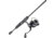 Lew’s American Hero Spinning Reel and Rod Combo, 6ft 6in 2-PC Medium  Fast IM6 Graphite Rod, SZ 200 Reel, 4+1 Bearings, 6.2-1 Ratio, Speed Gears, Gray/Black/Blue, AH2066MSG2-2