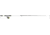 Lew's MACH 1 Spinning Rod, 7ft 2in, 2-PC IM7 Graphite Rod w/ Medium-Heavy  and Fast, Winn Dri-Tac Split-Grip, Graphite Skeletal Reel Seat, White/Black/Green, M172MHS-2
