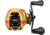Lew’s Custom Pro Baitcast Reel, 10+1 Bearings, 7.5-1 Ratio, Aluminum Frame and Sideplate, ParaMag ITB Brake, Aluminum Speed Gears, Carbon Fiber Drag, RH Retrieve, Gold/Black, CPB1SHG3