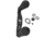 Lew’s Custom Shop Carbon Fiber Handle, Standard Round, 95mm Handle, Paddle Knobs, Black, CSCHB