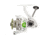 Lew’s MACH 1 Spinning Reel, SZ 200 Reel, 9+1 Bearings, 6.2-1 Ratio, Graphite Frame, Speed Gears, Speed Lube, Multi-Disc Drag, Metallic White/Gray/Green, Clam Pack, MH200G3