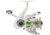 Lew’s MACH 1 Spinning Reel, SZ 300 Reel, 9+1 Bearings, 6.2-1 Ratio, Graphite Frame, Speed Gears, Speed Lube, Multi-Disc Drag, Metallic White/Gray/Green, Clam Pack, MH300G3
