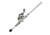 Lew’s MACH 1 Baitcast Reel and Rod Combo, 7ft 2in, 1-PC IM7 Graphite Rod, Medium-Heavy, Fast, 7+1 Bearings, 7.5-1 Ratio, LH Retrieve, White/Black/Gray/Green, MH1SHL72MHG3