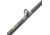 Lew’s MACH 1 Casting Rod, 6ft 8in, 1-PC IM7 Graphite Rod w/ Medium  and Moderate-Fast, Winn Dri-Tac Split-Grip, Graphite Skeletal Reel Seat, White/Black/Green, M1TWJBR
