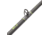Lew’s MACH 1 Casting Rod, 7ft 2in, 2-PC IM7 Graphite Rod w/ Medium-Heavy  and Fast, Winn Dri-Tac Split-Grip, Graphite Skeletal Reel Seat, White/Black/Green, M1JR-2