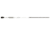 Lew’s MACH 1 Casting Rod, 7ft 2in, 2-PC IM7 Graphite Rod w/ Medium-Heavy  and Fast, Winn Dri-Tac Split-Grip, Graphite Skeletal Reel Seat, White/Black/Green, M1JR-2