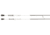 Lew’s MACH 1 Casting Rod, 7ft 3in, 1-PC IM7 Graphite Rod w/ Medium-Heavy  and Moderate, Winn Dri-Tac Split-Grip, Graphite Skeletal Reel Seat, White/Black/Green, M1CBR