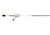 Lew’s MACH 1 Spinning Reel and Rod Combo, 6ft 9in, 1-PC IM7 Graphite Rod, Medium-Light, Fast, SZ 200 Reel, 9+1 Bearings, 6.2-1 Ratio, White/Black/Gray/Green, MH2069MLFSG3