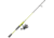 Lew’s MACH 2 Mobile Spinning Reel and Rod Combo, 6ft 6in, 2-PC IM8 Graphite Rod, Medium  w/ Fast, SZ 200 Reel, 6.2-1 Ratio, Mobile Carry Case, Green/Black/Gray, M2MSC2066M-2