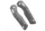 Lex Custom International Lex Custom Microtech MSI V3 Ambi Clip Mount Scales - Stonewash Titanium, Gray/Silver, adult, BHQ-234182