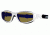Liberty Sport Suns SNOWBLAZER 2Protective Eyewear Shiny Pearl White Frame,Amber w blue flash Lens, Unisex SNOW2SPWH5919SCL