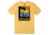 Life Is Good Crusher Tee Great Outdoor Camp T-Shirt - Mens, Baja Yellow, Large, 55434-L