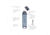 LifeStraw Peak Series Solo Water Filter, Mountain Blue, LSPSSOLBWW