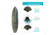 Lifetime Products Kenai Pro Angler 100 Fishing Kayak w/Paddle, Moss Fusion, 91149
