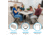 Lifetime Products 37-Inch Fold-In-Half Table and 4 Chairs Set