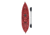 Lifetime Products Tamarack 100 Sit-On-Top Kayak w/Paddle, Red, 90486