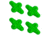 Limbsaver Everlast String Leech, 4 Pack, Green, 3333