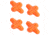 Limbsaver Everlast String Leech, 4 Pack, Orange, 3351