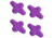 Limbsaver Everlast String Leech, 4 Pack, Purple, 3335
