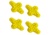 Limbsaver Everlast String Leech, 4 Pack, Yellow, 3352