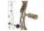 Limbsaver Spartan Bow Stabilizer, 4.25 inch, Natural Camo, 4840