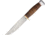 Linder Fixed Blade Knife, 4.5in, Carbon Steel LD192512