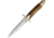 Linder Fixed Blade Knife, 5in, 440 Stainless Steel, Standard Edge, Double Edge Dagger, Satin, Stag Handle LD213013