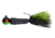 Lindy Fuzz-E-Grub Jig, Black Chartreuse, 1/8oz, 2in, 2 per Pack, LFEG336