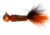 Lindy Fuzz-E-Grub Jig, Crawfish Orange, 1/4oz, 2in, 2 per Pack, LFEG541