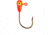 Lindy Live Bait Jig, 1/16 oz, Flo Orange, 8/Pack, LLBJ206