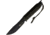 Linton Cutlery 12.5in Cord Wrapped Black Coated Knife, 12.5in Overall, 6.25in Black Powder Coated Stainless Blade, OD Green Cord Wrapped Handle, No Sheath, L97057B