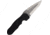 Linton Cutlery Large Tactical Black Textured Knife, 6.13in Closed, 4.5in Matte Stainless Blade, Black Textured G10 Handle, L92018124