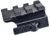 Lion Gears Tactical Picatinny 0.5 3-Slot Quick Release Riser Mount, 1.45in Long, Black, Low, BM0305QR