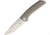 Liong Mah Designs Endevour Bronze Folding Knife, 3.75in Satin Cpm S35Vn SS Drop Point, Bronze Matte Finish Titanium Handle, Pocket Clip, Black Nylon Case, ENDEVOUR BRONZE