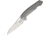 Liong Mah Designs Eraser Framelock Folding Knife, 4 Bohler M390 stainless blade, Gray titanium handle, ERASER -TI