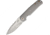 Liong Mah Designs Slim Daily Carry Folding Knife,3.75in,S35VN Steel,Standard Edge,Drop Point,Stonewash and Satin, Handle LMDSDC