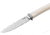 Lionsteel AGO Fixed Blade White Micarta, LSTAG1MW