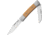 Lionsteel BestMan BM13 Slipjoint Canvas Folding Knife, Satin finish Bohler M390 stainless clip and Wharnc, Natural canvas micarta handle, BM13 CVN