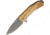 Lionsteel KUR Linerlock Olive Wood Folding Knife, 3.5in Black Stonewash Sleipner Tool Steel Drop Point, Olive Wood Handle, Pvd Coated Blade, KUR BUL
