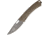 Lionsteel Limited Edition TiSpine Aculus Folding Knife,3.25in,Damascus Steel,Standard Edge,Sandblasted Titanium Handle LSTTS1DAC