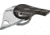 Lionsteel LionBeat Heart Horn Folding Knife,1.125in,440 Stainless Steel,Standard Edge,Brushed,Black, Handle LSTLBCO