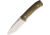 Lionsteel M4 Fixed Blade Green Canvas Knife, 3.75 satin finish Bohler M390 stainless blade, Green canvas micarta handle, M4 CVG